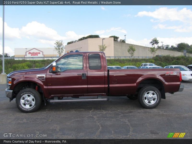  2010 F250 Super Duty XLT SuperCab 4x4 Royal Red Metallic