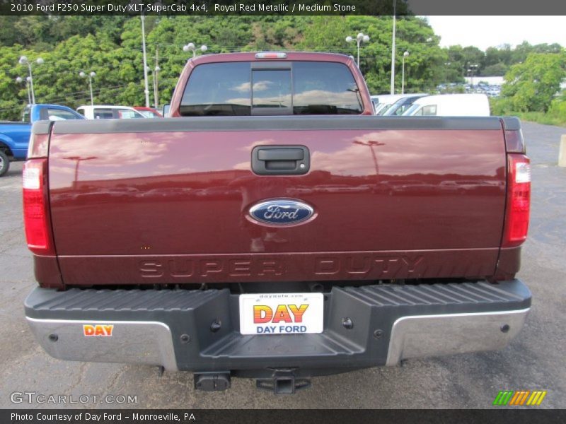 Royal Red Metallic / Medium Stone 2010 Ford F250 Super Duty XLT SuperCab 4x4