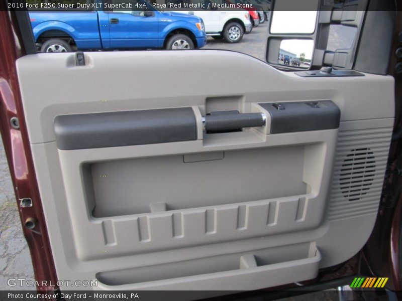 Royal Red Metallic / Medium Stone 2010 Ford F250 Super Duty XLT SuperCab 4x4