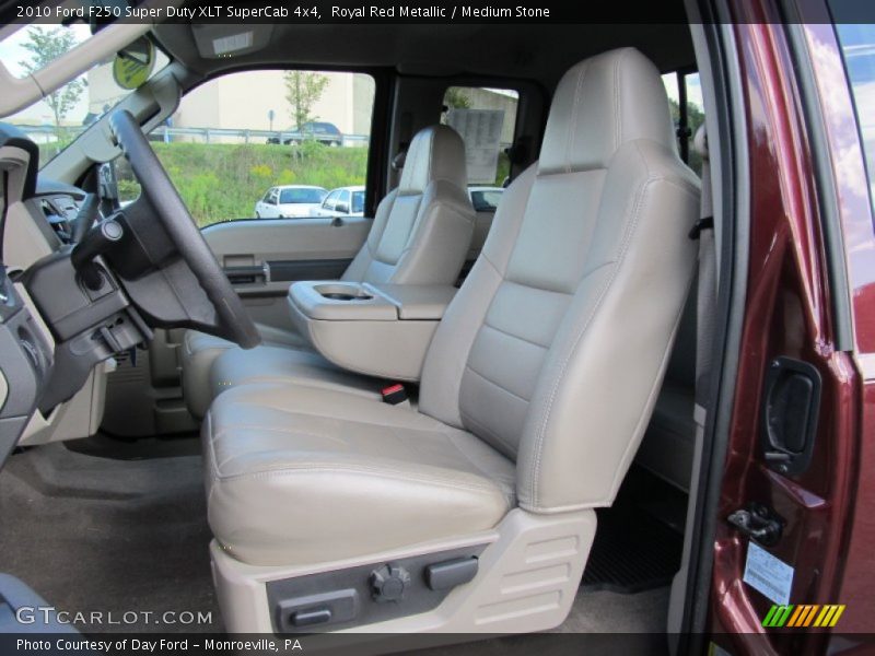  2010 F250 Super Duty XLT SuperCab 4x4 Medium Stone Interior
