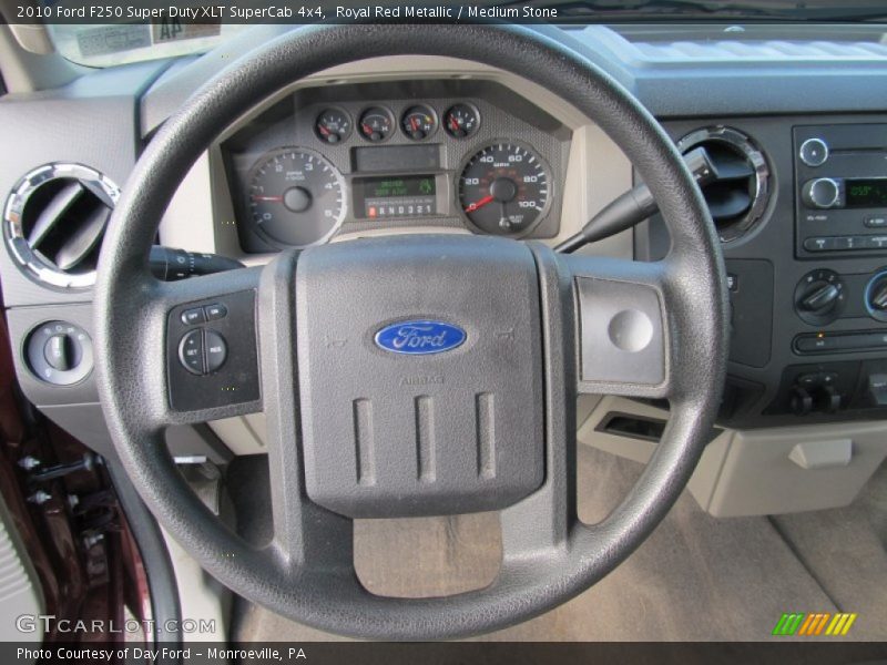  2010 F250 Super Duty XLT SuperCab 4x4 Steering Wheel