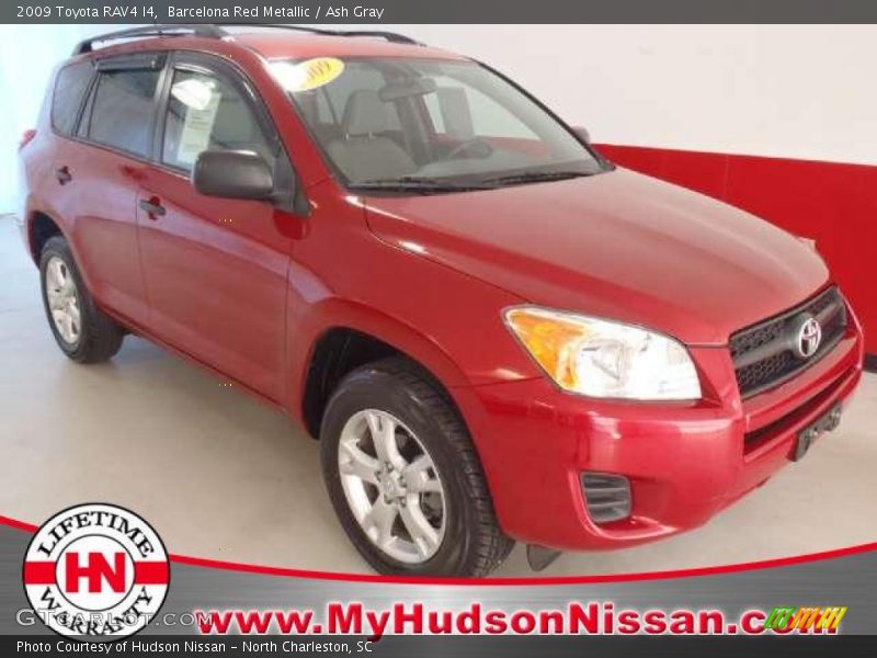 Barcelona Red Metallic / Ash Gray 2009 Toyota RAV4 I4
