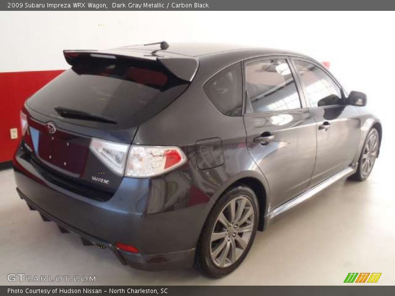 Dark Gray Metallic / Carbon Black 2009 Subaru Impreza WRX Wagon