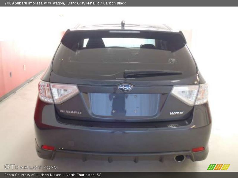 Dark Gray Metallic / Carbon Black 2009 Subaru Impreza WRX Wagon