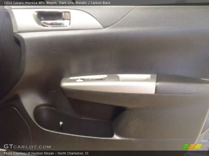 Dark Gray Metallic / Carbon Black 2009 Subaru Impreza WRX Wagon