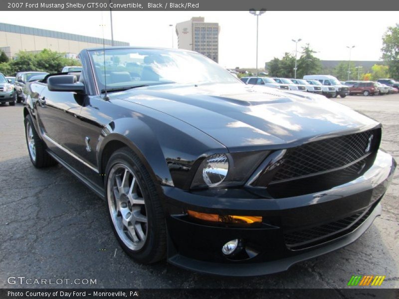 Black / Black/Red 2007 Ford Mustang Shelby GT500 Convertible