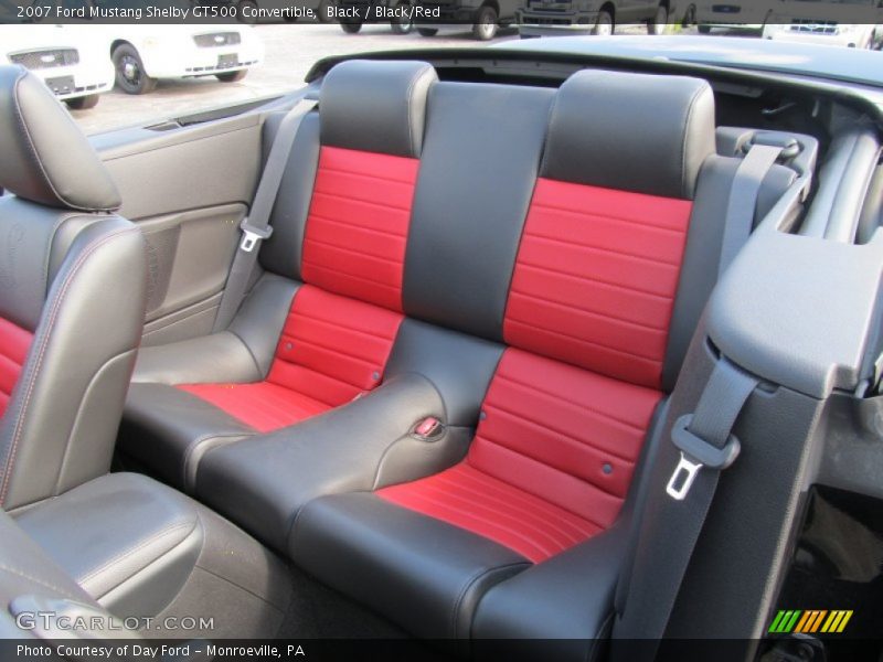  2007 Mustang Shelby GT500 Convertible Black/Red Interior