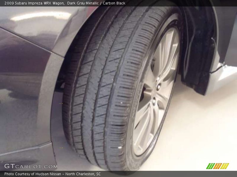 Dark Gray Metallic / Carbon Black 2009 Subaru Impreza WRX Wagon