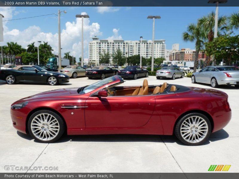 2009 DB9 Volante Toro Red