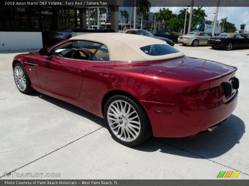  2009 DB9 Volante Toro Red