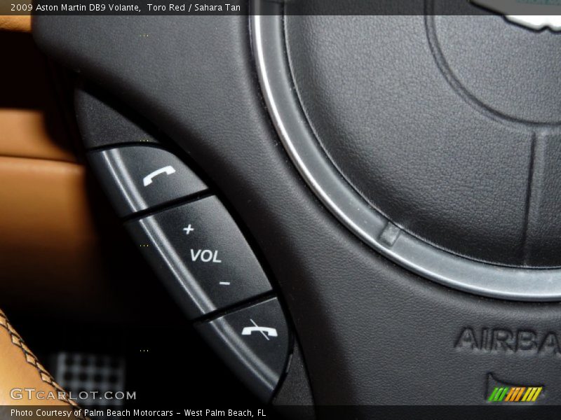 Controls of 2009 DB9 Volante