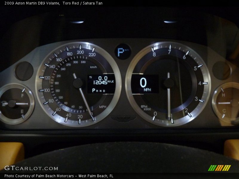  2009 DB9 Volante Volante Gauges