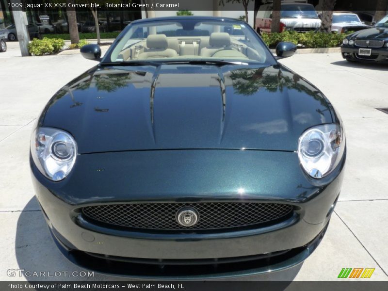 Botanical Green / Caramel 2009 Jaguar XK XK8 Convertible
