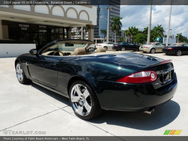 Botanical Green / Caramel 2009 Jaguar XK XK8 Convertible