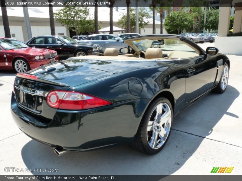 Botanical Green / Caramel 2009 Jaguar XK XK8 Convertible