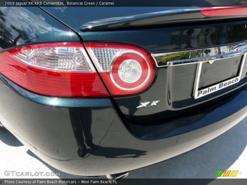Botanical Green / Caramel 2009 Jaguar XK XK8 Convertible