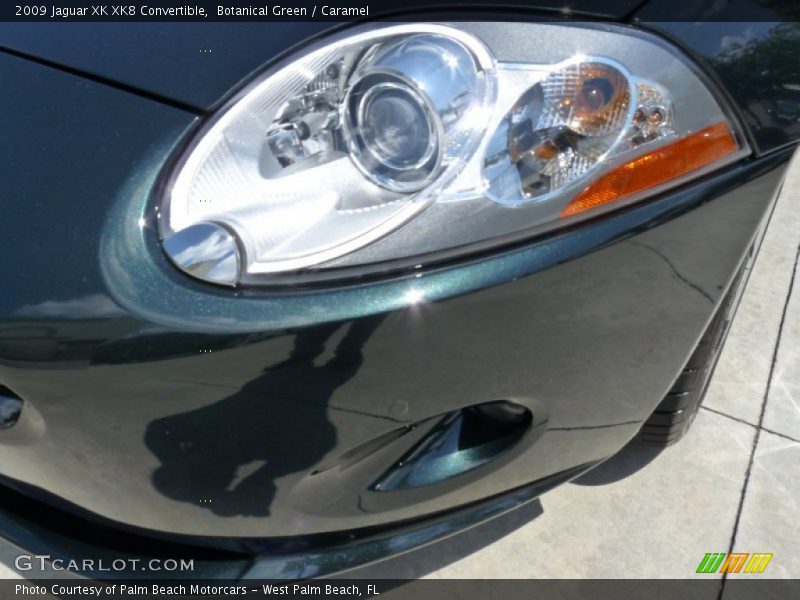 Botanical Green / Caramel 2009 Jaguar XK XK8 Convertible