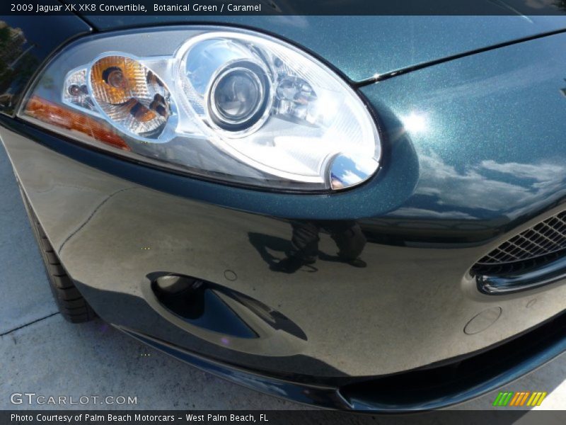 Botanical Green / Caramel 2009 Jaguar XK XK8 Convertible