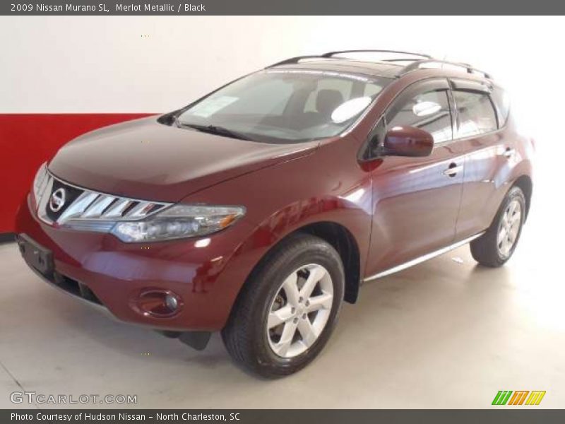 Merlot Metallic / Black 2009 Nissan Murano SL