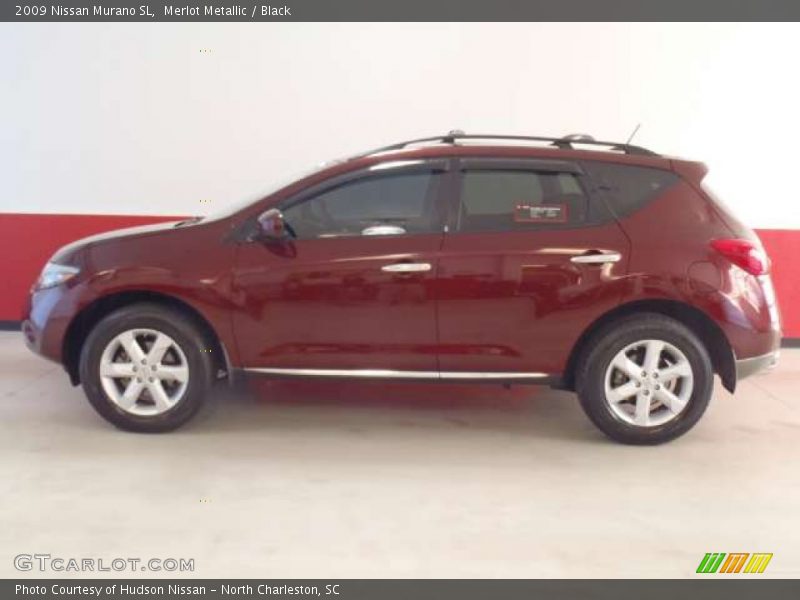 Merlot Metallic / Black 2009 Nissan Murano SL