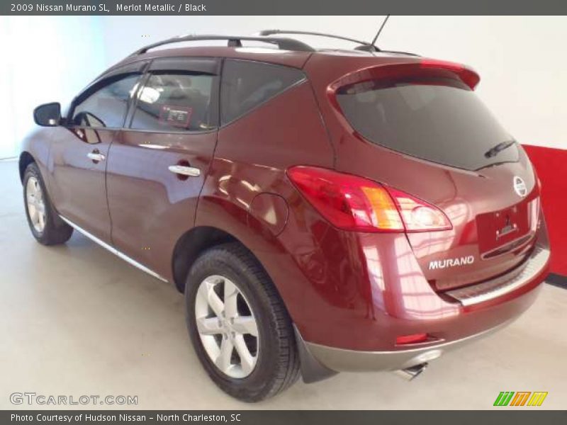 Merlot Metallic / Black 2009 Nissan Murano SL