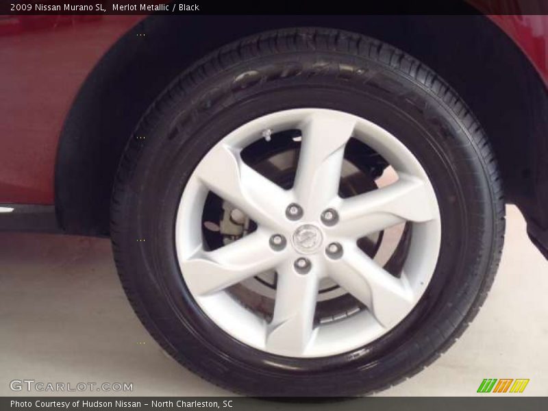 Merlot Metallic / Black 2009 Nissan Murano SL