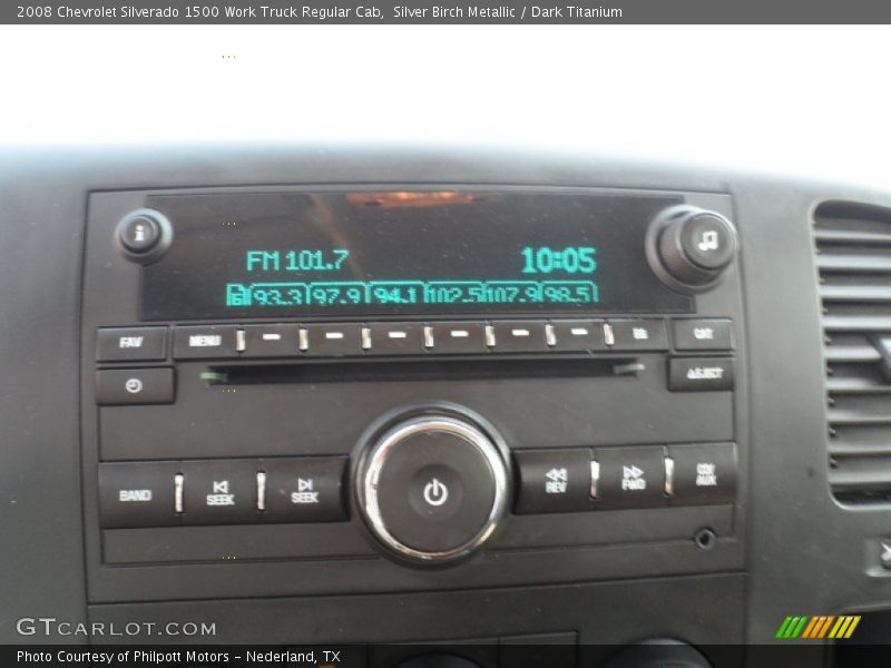 Audio System of 2008 Silverado 1500 Work Truck Regular Cab