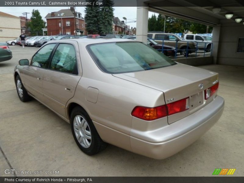 Cashmere Beige Metallic / Oak 2001 Toyota Camry LE
