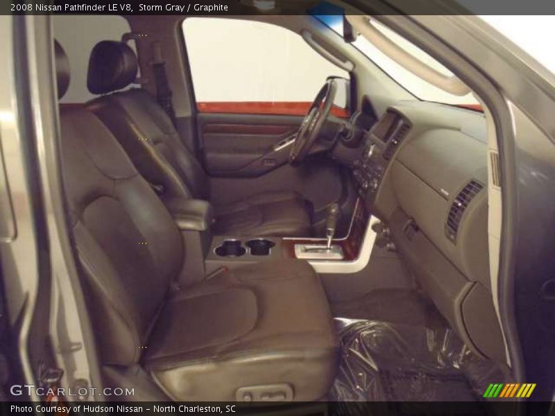 Storm Gray / Graphite 2008 Nissan Pathfinder LE V8