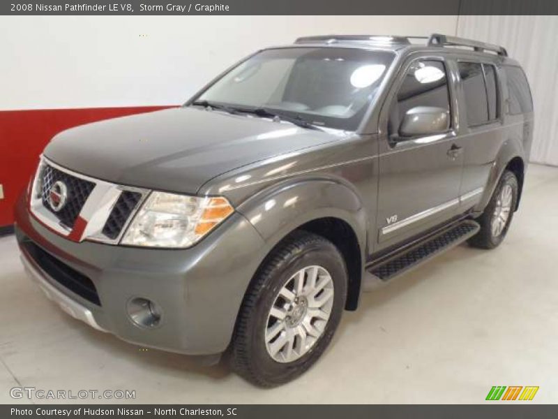Storm Gray / Graphite 2008 Nissan Pathfinder LE V8