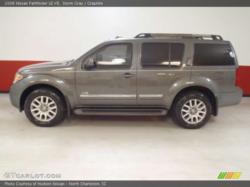 Storm Gray / Graphite 2008 Nissan Pathfinder LE V8