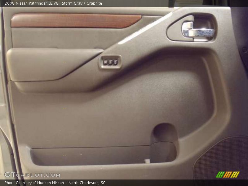 Storm Gray / Graphite 2008 Nissan Pathfinder LE V8