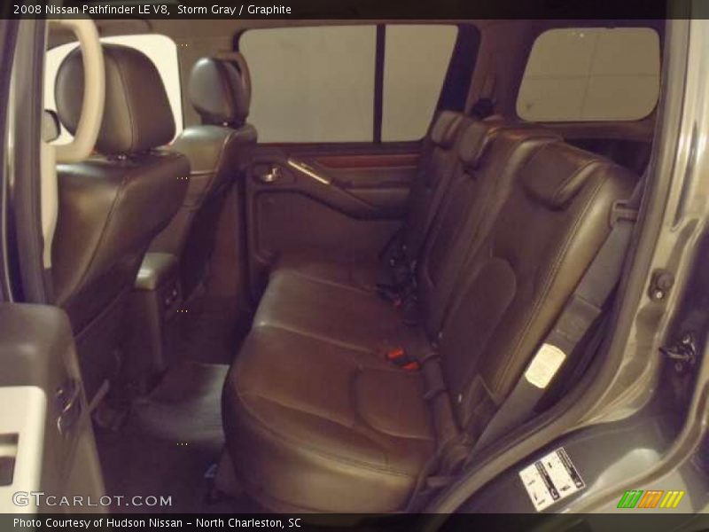 Storm Gray / Graphite 2008 Nissan Pathfinder LE V8