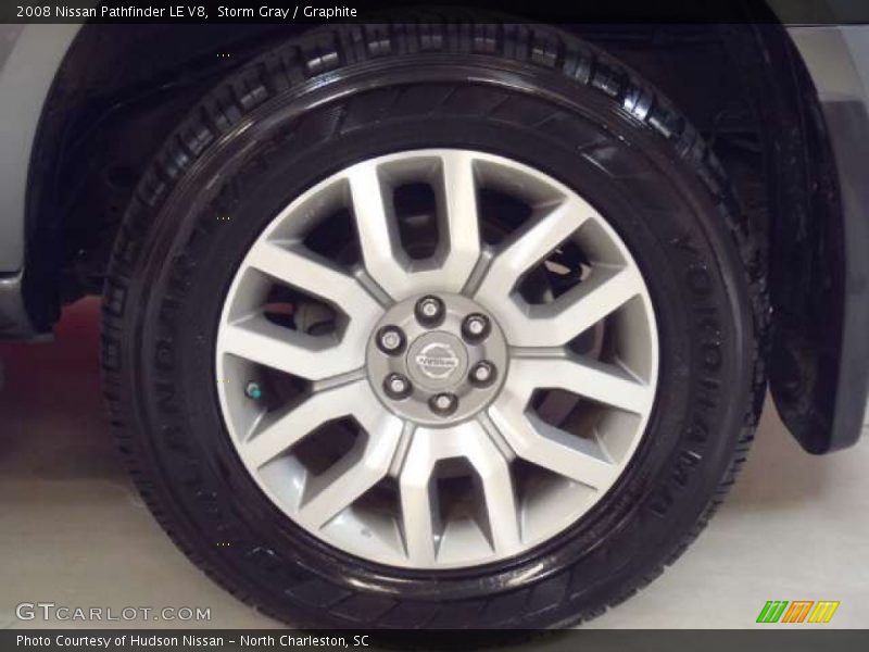 Storm Gray / Graphite 2008 Nissan Pathfinder LE V8