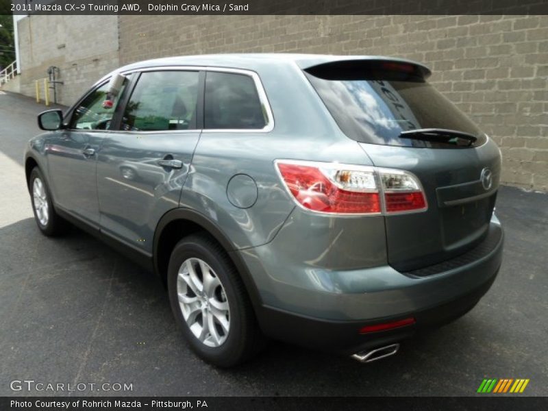 Dolphin Gray Mica / Sand 2011 Mazda CX-9 Touring AWD