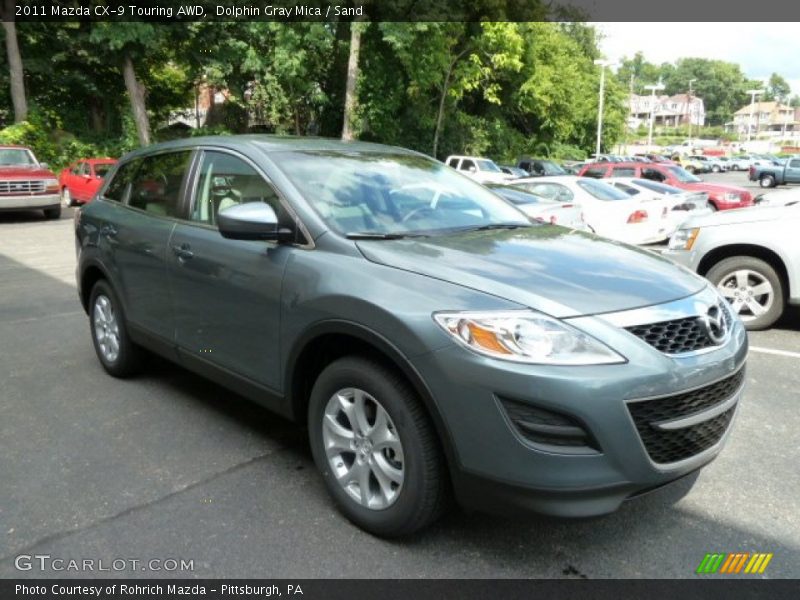 Dolphin Gray Mica / Sand 2011 Mazda CX-9 Touring AWD