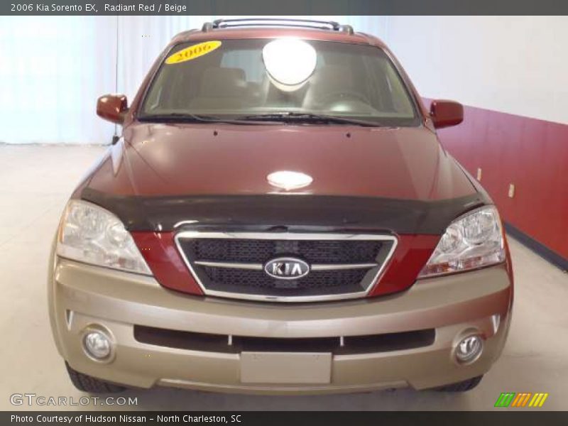 Radiant Red / Beige 2006 Kia Sorento EX