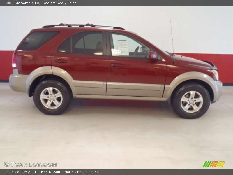Radiant Red / Beige 2006 Kia Sorento EX