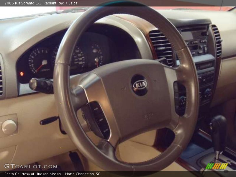 Radiant Red / Beige 2006 Kia Sorento EX