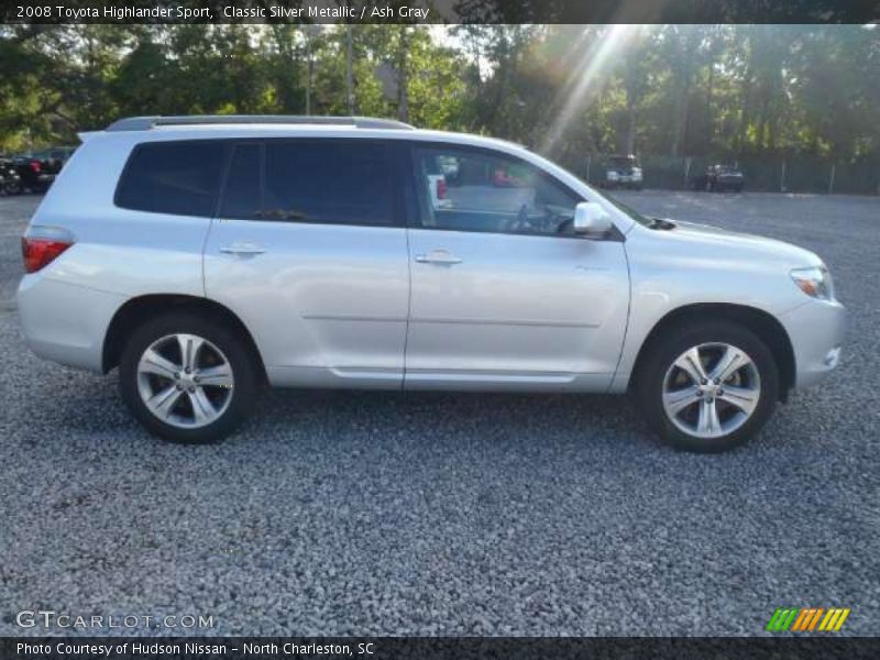 Classic Silver Metallic / Ash Gray 2008 Toyota Highlander Sport
