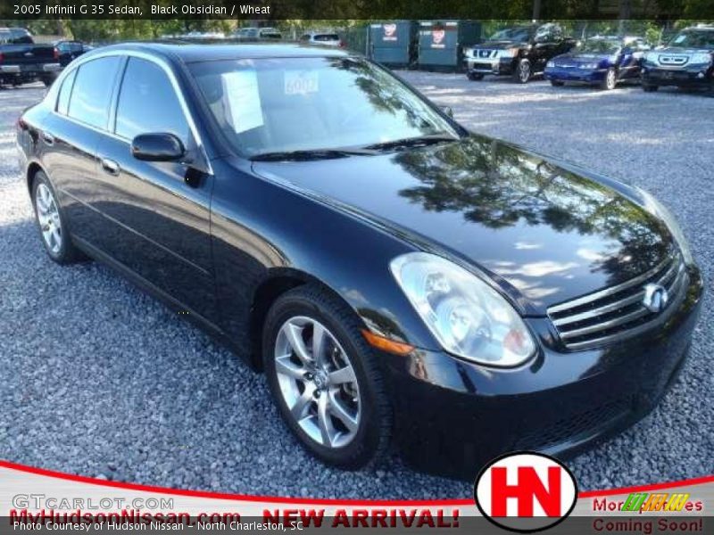 Black Obsidian / Wheat 2005 Infiniti G 35 Sedan