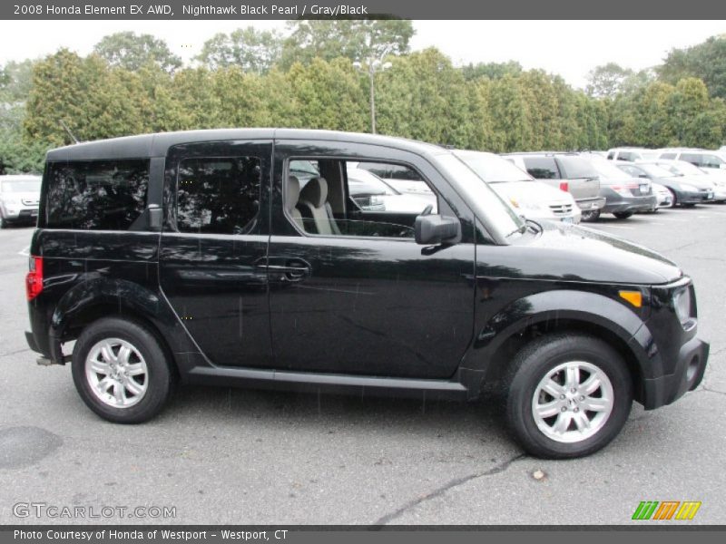 Nighthawk Black Pearl / Gray/Black 2008 Honda Element EX AWD