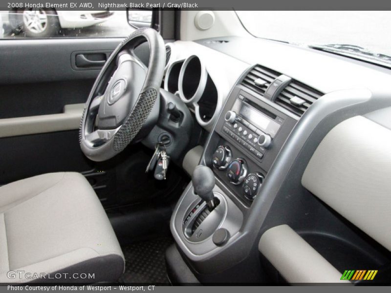Nighthawk Black Pearl / Gray/Black 2008 Honda Element EX AWD