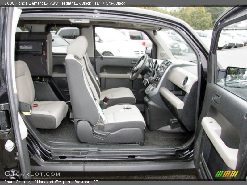 Nighthawk Black Pearl / Gray/Black 2008 Honda Element EX AWD