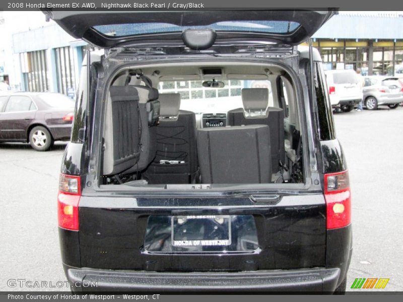 Nighthawk Black Pearl / Gray/Black 2008 Honda Element EX AWD