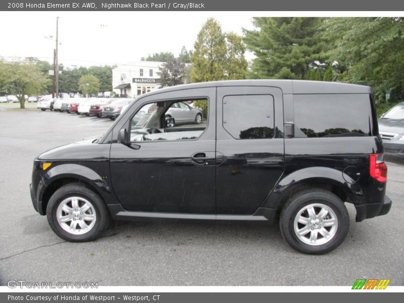 Nighthawk Black Pearl / Gray/Black 2008 Honda Element EX AWD