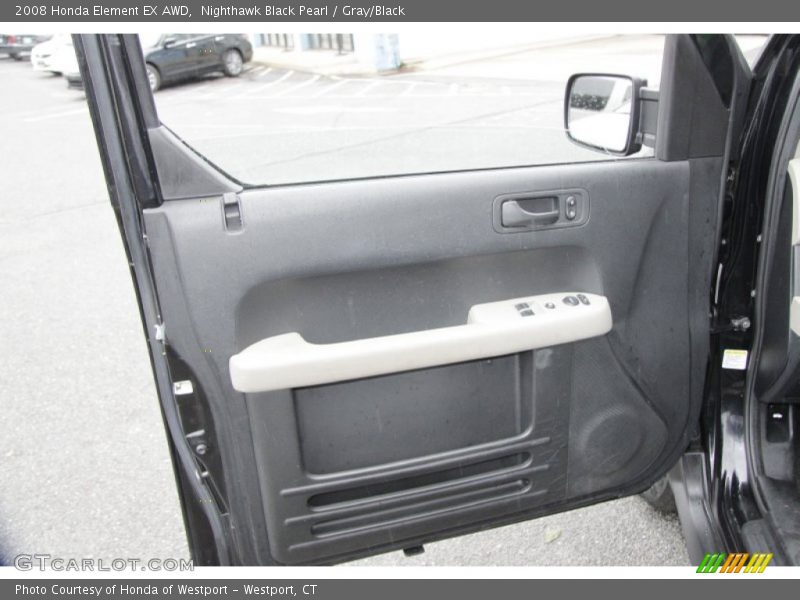 Nighthawk Black Pearl / Gray/Black 2008 Honda Element EX AWD
