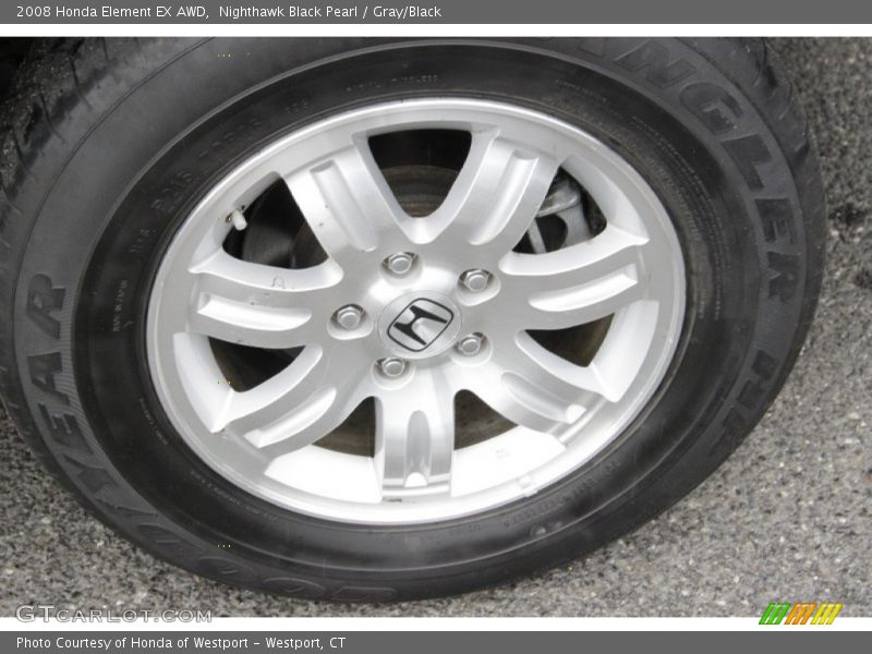 Nighthawk Black Pearl / Gray/Black 2008 Honda Element EX AWD
