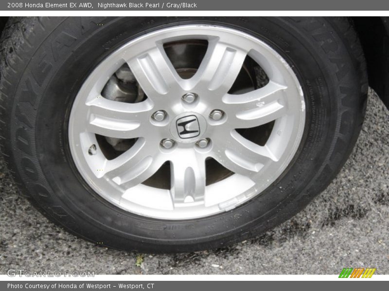 Nighthawk Black Pearl / Gray/Black 2008 Honda Element EX AWD