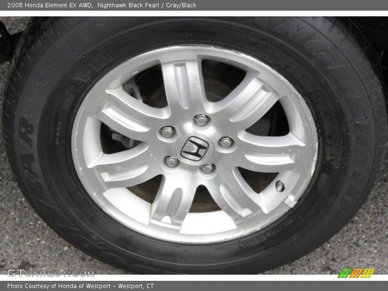 Nighthawk Black Pearl / Gray/Black 2008 Honda Element EX AWD